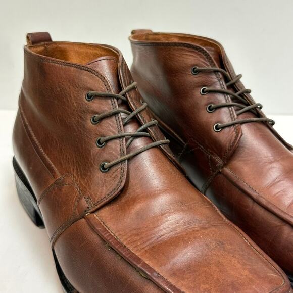 VERY GOOD VINTAGE Shellys London Chukka Boot Apron Toe Made in England 12 EU 46 - Picture 7 of 13